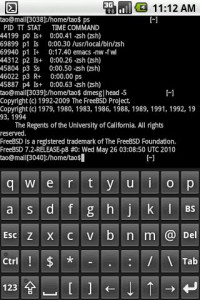 اسکرین شات برنامه Keyboard with Ctrl key 1
