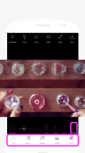اسکرین شات 3 برنامه Point Blur : blur photo editor