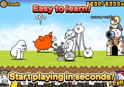 اسکرین شات 4 بازی The Battle Cats