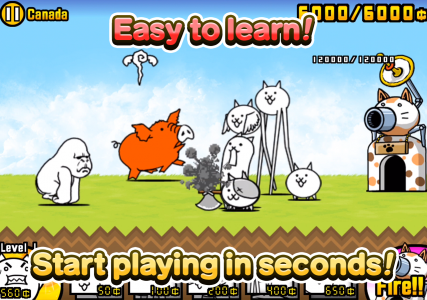 اسکرین شات 4 بازی The Battle Cats