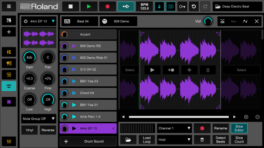 اسکرین شات 4 برنامه Roland Zenbeats Music Creation