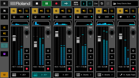 اسکرین شات 8 برنامه Roland Zenbeats Music Creation