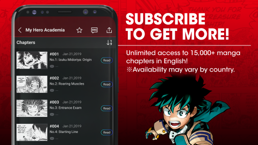 اسکرین شات 2 برنامه MANGA Plus by SHUEISHA