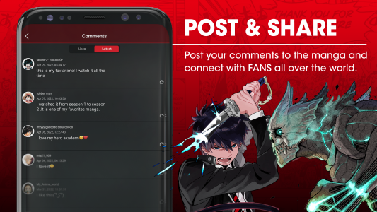 اسکرین شات 4 برنامه MANGA Plus by SHUEISHA