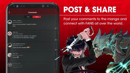 اسکرین شات 4 برنامه MANGA Plus by SHUEISHA