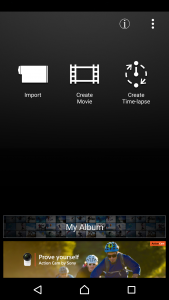 اسکرین شات برنامه Action Cam App 1