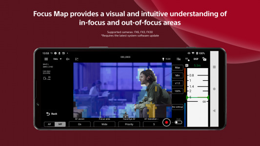 اسکرین شات برنامه Sony | Monitor & Control 7