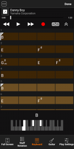 اسکرین شات برنامه Chord Tracker 2