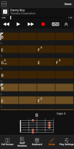 اسکرین شات برنامه Chord Tracker 3