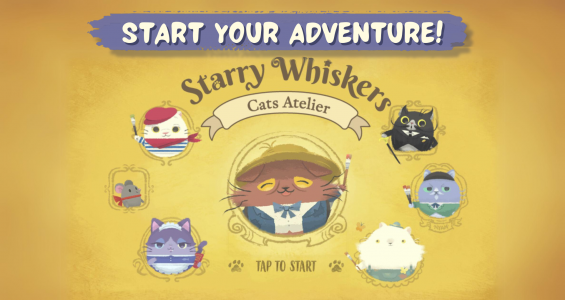 اسکرین شات بازی Starry Whiskers: Cats Atelier 1