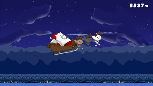 اسکرین شات بازی Flying Santa Cat 1