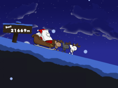 اسکرین شات بازی Flying Santa Cat 7