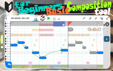 اسکرین شات برنامه musicLine - Music Composition 2