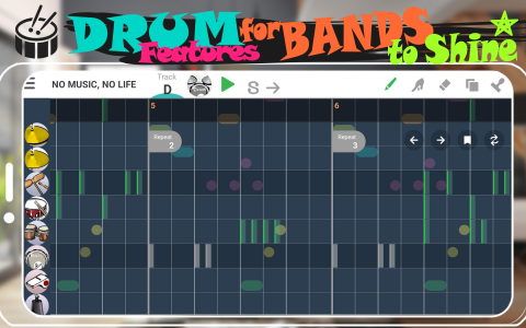 اسکرین شات برنامه musicLine - Music Composition 6