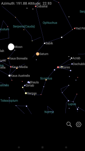 اسکرین شات 1 برنامه Constellation Map