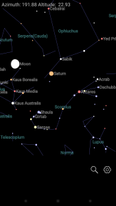 اسکرین شات برنامه Constellation Map 1