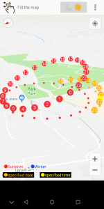 اسکرین شات 5 برنامه Sun position and path