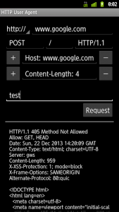 اسکرین شات برنامه HTTP User Agent 3