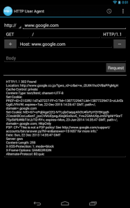 اسکرین شات برنامه HTTP User Agent 5