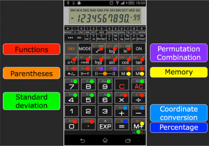 اسکرین شات برنامه Scientific Calculator 995 5