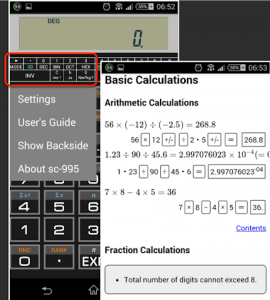 اسکرین شات برنامه Scientific Calculator 995 6