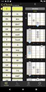 اسکرین شات برنامه G-Chord (Guitar Chord) 3