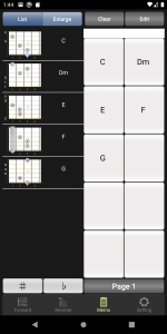 اسکرین شات برنامه G-Chord (Guitar Chord) 5