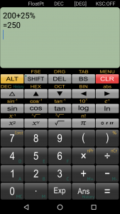 اسکرین شات 5 برنامه Panecal Scientific Calculator