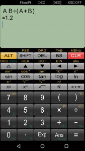 اسکرین شات برنامه Panecal Scientific Calculator 6