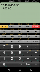 اسکرین شات برنامه Panecal Scientific Calculator 8