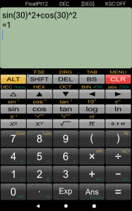 اسکرین شات برنامه Panecal Scientific Calculator 2