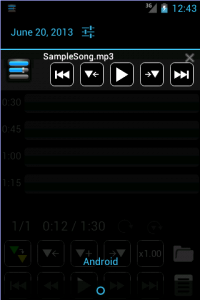 اسکرین شات برنامه Music Speed Changer: Audipo 8