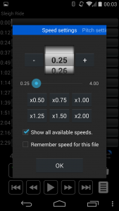 اسکرین شات 3 برنامه Music Speed Changer: Audipo