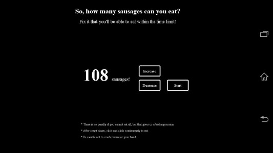اسکرین شات بازی Binge on Fish Sausage 2