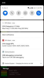 اسکرین شات برنامه CPU Stats 3