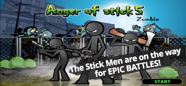 اسکرین شات بازی Anger of stick 5 : zombie 1