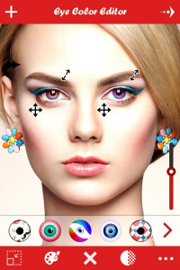 اسکرین شات برنامه Eye Color Changer 1