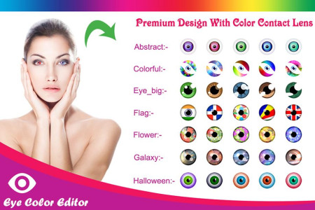 اسکرین شات 3 برنامه Eye Color Changer