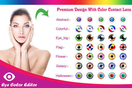 اسکرین شات برنامه Eye Color Changer 3