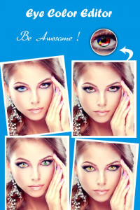 اسکرین شات برنامه Eye Color Changer 4