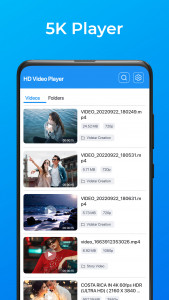 اسکرین شات برنامه Vide Video Player - 5K Player 4