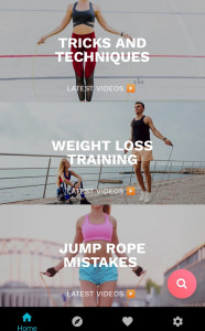 اسکرین شات 4 برنامه Jump Rope Training App