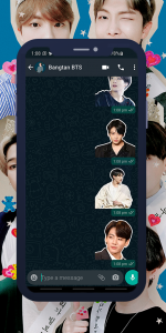 اسکرین شات برنامه Jungkook WASticker 4