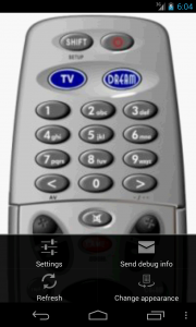 اسکرین شات برنامه Dreambox Remote Control 3