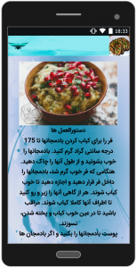 اسکرین شات برنامه غذاهای لذیذ با بادمجان 4