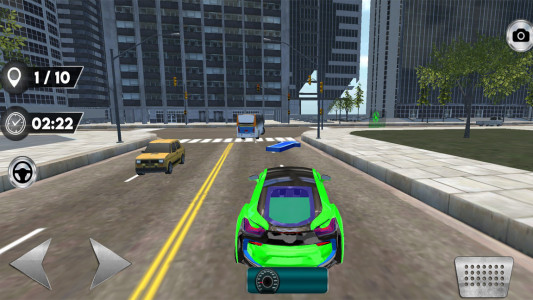 اسکرین شات بازی رانندگی با bmw i8 |ماشین بازی 7