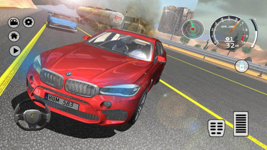 اسکرین شات بازی رانندگی با bmw x6 | ماشین بازی 1