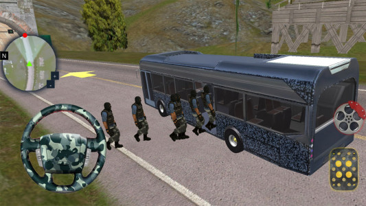 اسکرین شات بازی اتوبوس نظامی | بازی ماشین جدید 3