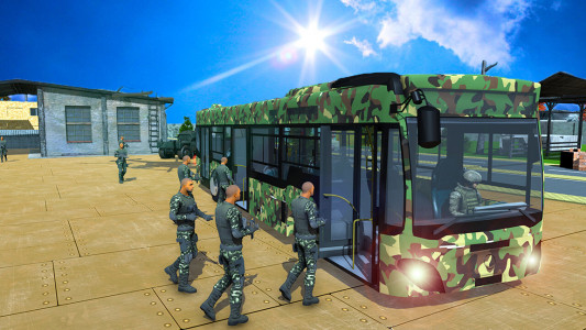 اسکرین شات بازی اتوبوس نظامی | بازی ماشین جدید 2