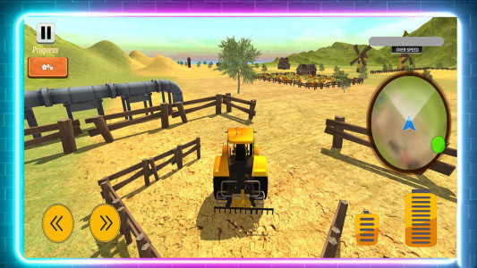 اسکرین شات بازی بازی تراکتور در مزرعه 3